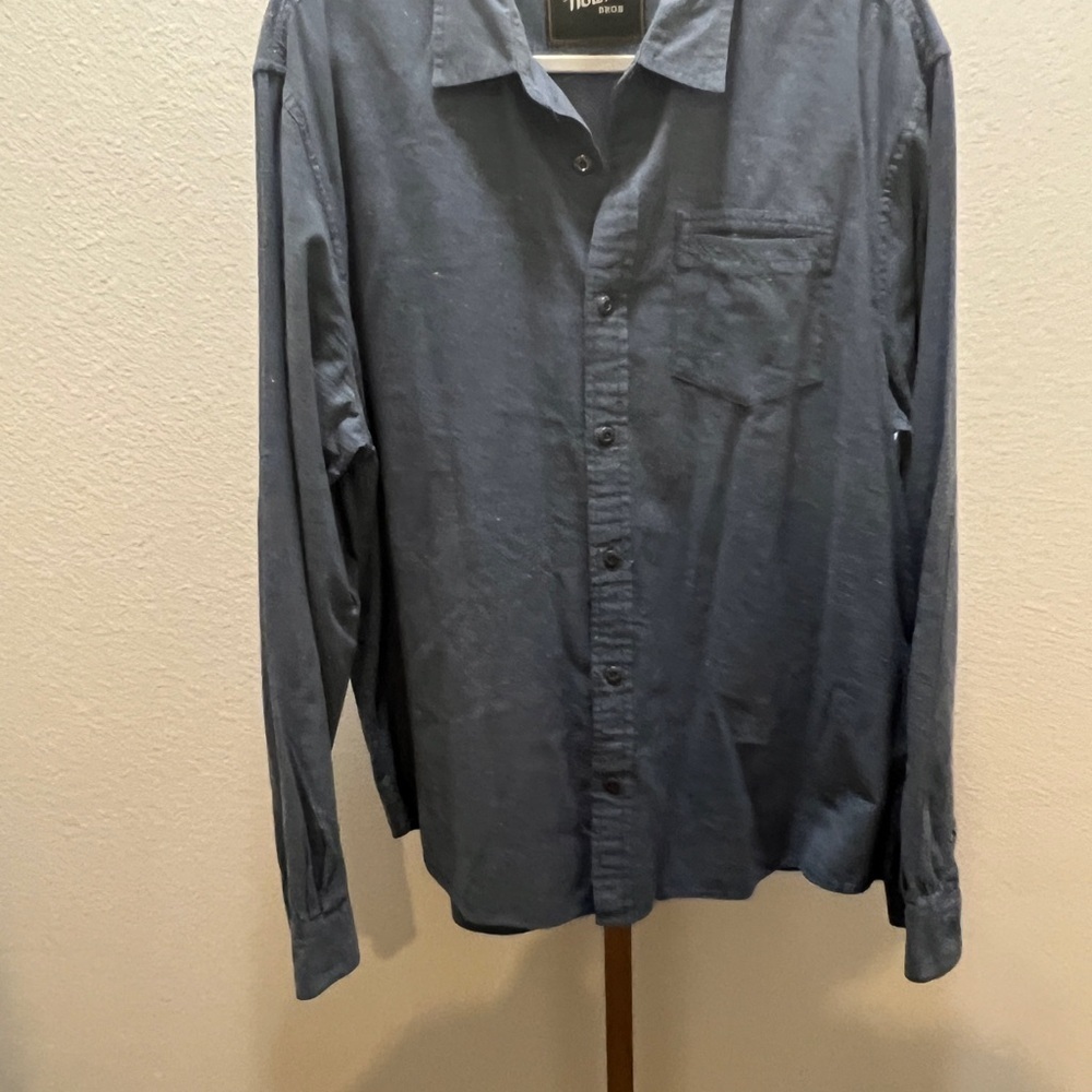 Howler Brother Blue Long Sleeve button down Shirt Mens Large